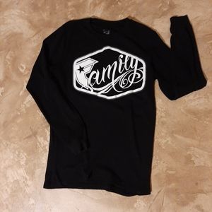 Black long sleeve thermal tee